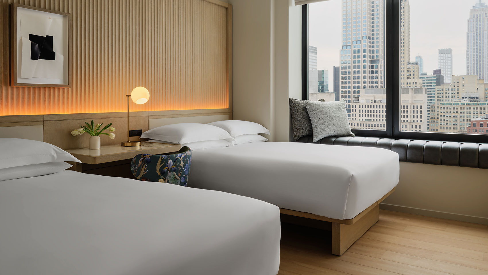 kimpton era 2 Double Empire State View guestroom