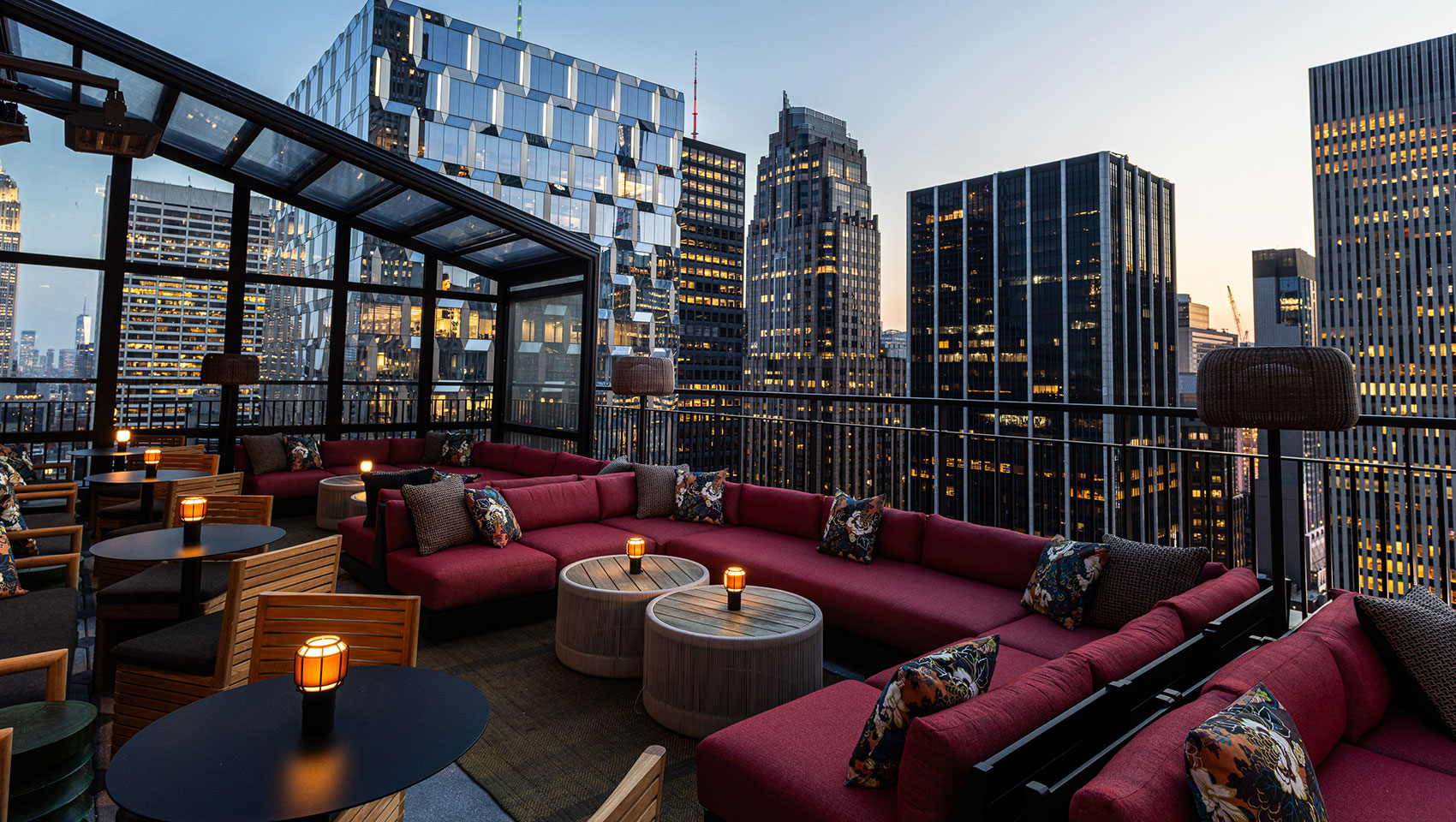 Jade Rabbit Rooftop Bar Seating