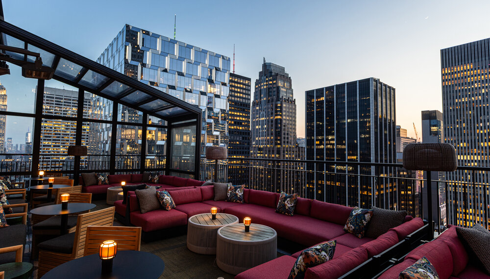 Jade Rabbit Rooftop Bar Seating
